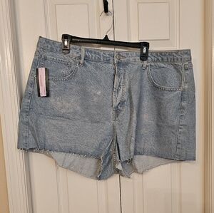 Wild Fable Shimmer Denim Shorts 18